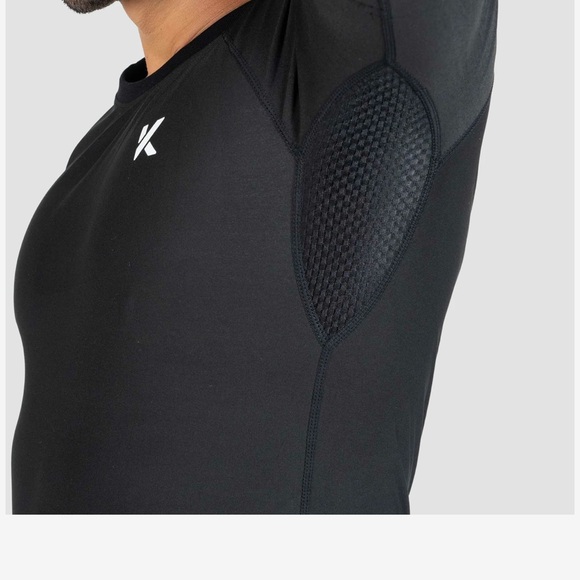 Kewlioo Men’s heat trapping / sauna t shirt - Picture 3 of 14